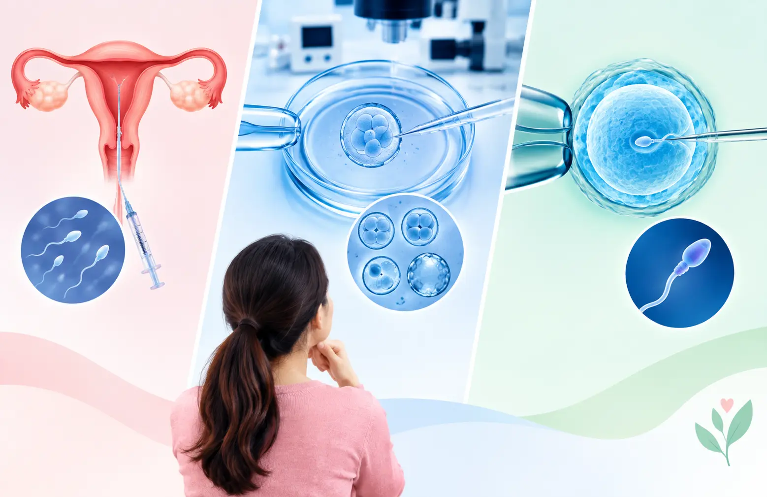 IUI vs IVF vs ICSI